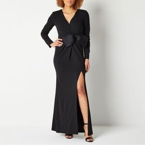 Elegant Black Long Sleeve Dress